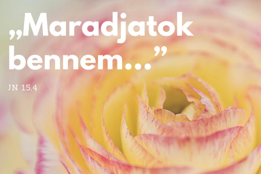 A lelkigyakorlat után - „Maradjatok Bennem”